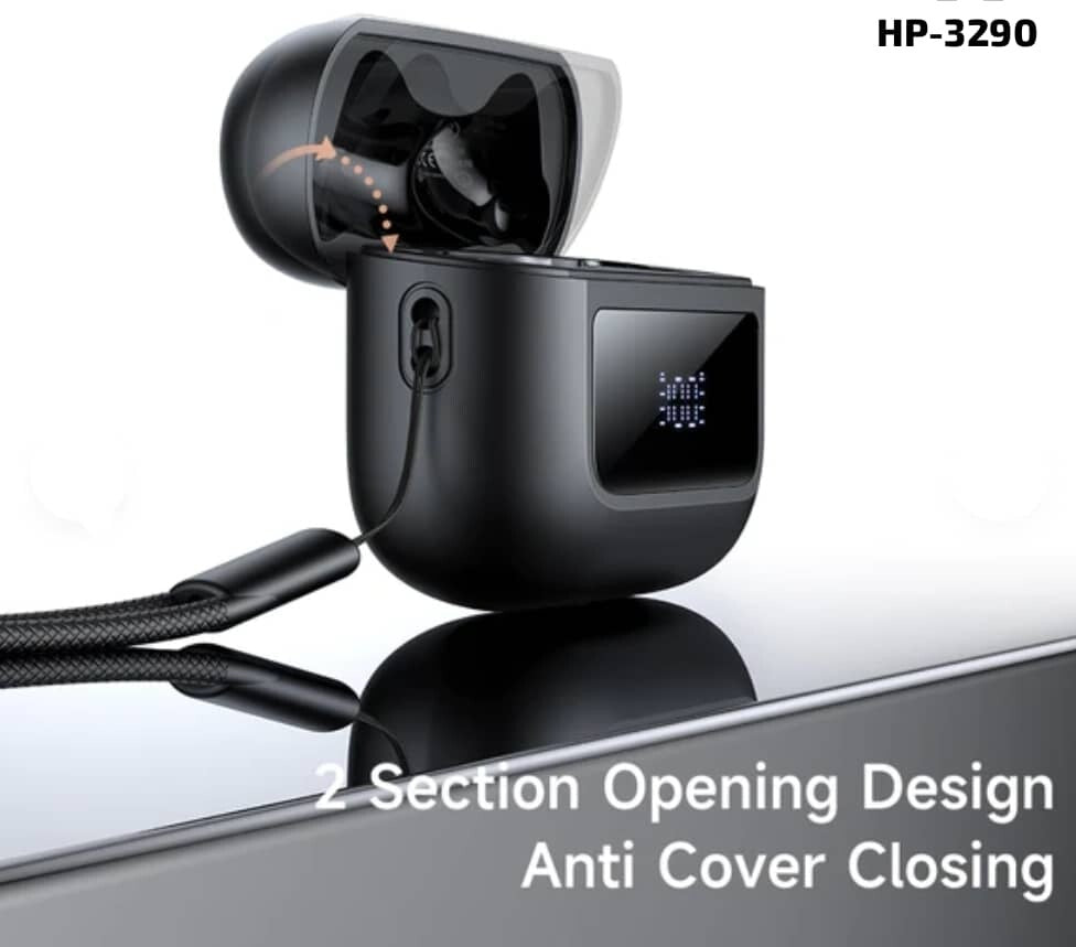 Casti wireless Mcdodo Lanyard Tied Bluetooth Handsfree Căști cu Rezistență la Transpirație și Carcasă de Încărcare