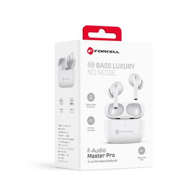 Căști Wireless Forcell F-Audio Master Pro TWS - White - NotebookGsm