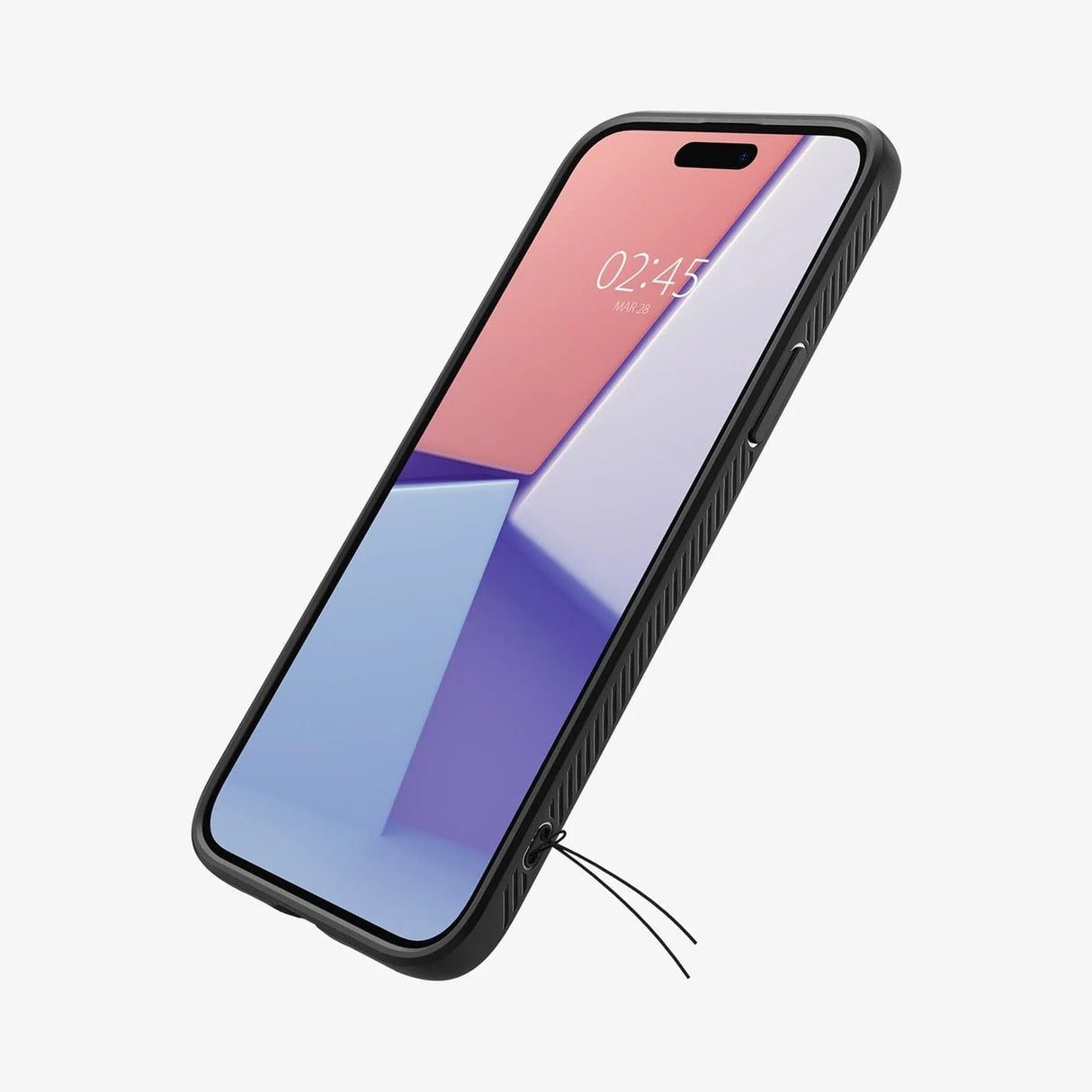 Husa Spigen Liquid Air compatibila cu iPhone 15 Matte Black