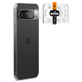 Folie de protectie Camera spate Spigen EZ FIT pentru Google Pixel 9 Pro XL, Sticla Securizata, Set 2 bucati AGL08446