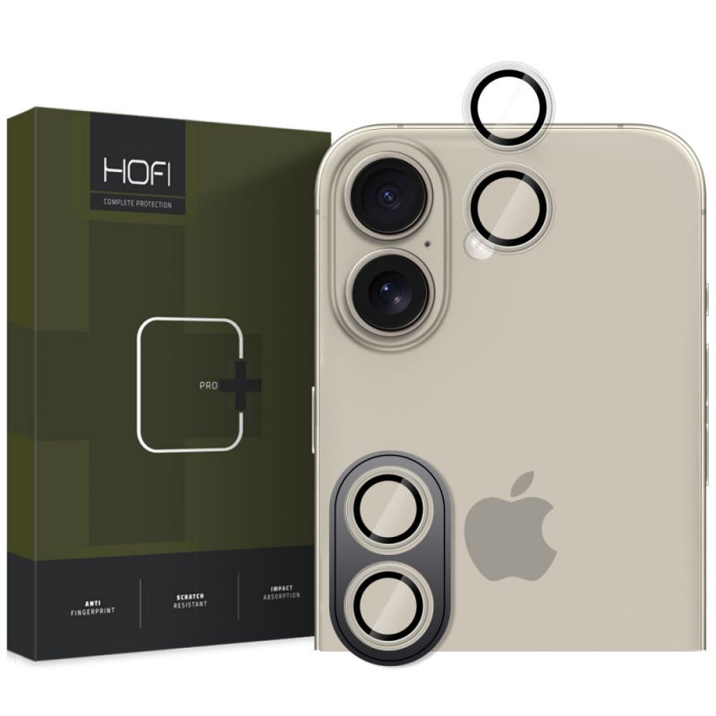 Folie de protectie Camera spate HOFI CamRing PRO+ pentru Apple iPhone 16 Plus / 16, Sticla Securiz