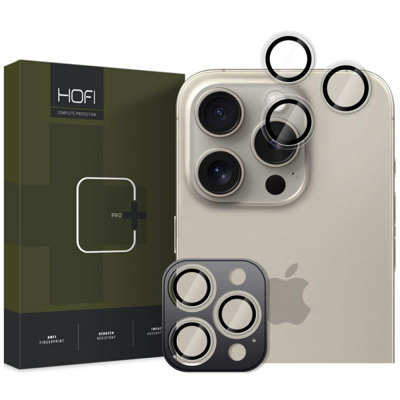 Folie de protectie Camera spate HOFI CamRing PRO+ pentru Apple iPhone 16 Pro Max / 16 Pro, Sticla Securiz