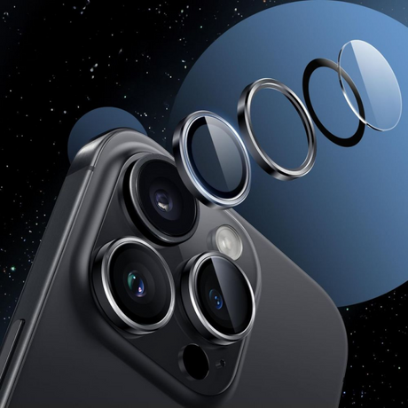 Folie de protectie Camera Spate Tech-Protect CamRing Fit+ pentru Apple iPhone 17, Sticla Securiz