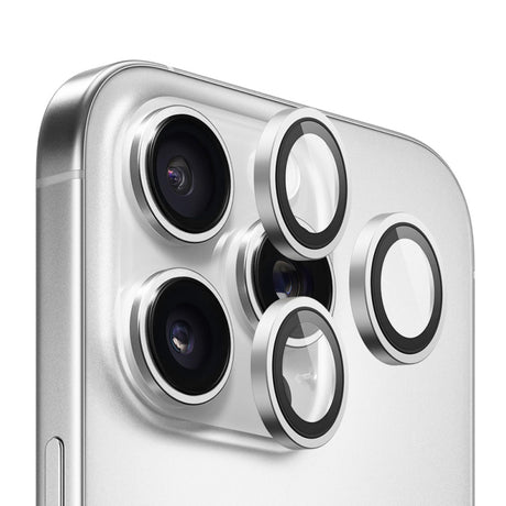 Folie de protectie Camera Spate Blueo Metal Frame pentru Apple iPhone 13 Pro Max / 13 Pro, Sticla securizata, Set 3 buca