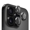 Folie de protectie Camera Spate Blueo Metal Frame pentru Apple iPhone 16 Pro Max / 16 Pro, Sticla securizata, Set 3 bucati