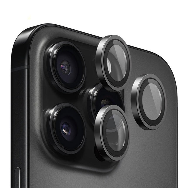 Folie de protectie Camera Spate Blueo Metal Frame pentru Apple iPhone 16e, Sticla securizata