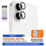 Folie de protectie Camera Spate Blueo Metal Frame pentru Apple iPhone 17, Sticla Securizat