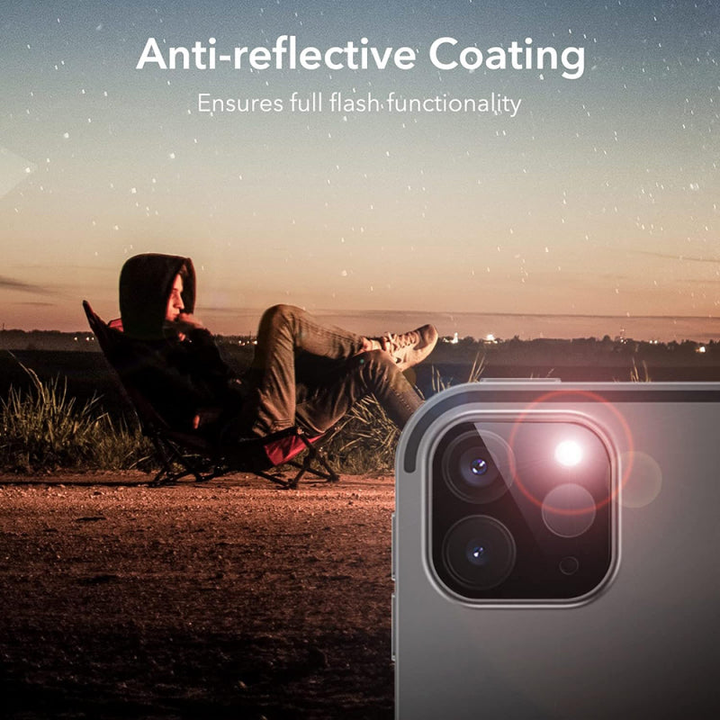 Folie de protectie Camera Spate ESR pentru Apple iPad Pro 13 (2024) / Pro 11 (2022) / Pro 12.9 (2022), Sticla securizata, Set 2