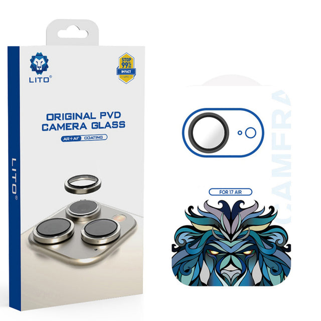 Folie de protectie Camera Spate Lito Titanium AR pentru Apple iPhone 17 Air, Sticla Securizat