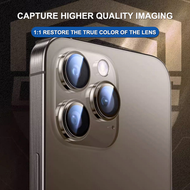 Folie de protectie Camera Spate Lito Titanium AR pentru Apple iPhone 17 Pro Max / 17 Pro, Sticla Securizata