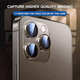 Folie de protectie Camera Spate Lito Titanium AR pentru Apple iPhone 17 Pro Max / 17 Pro, Sticla Securizata