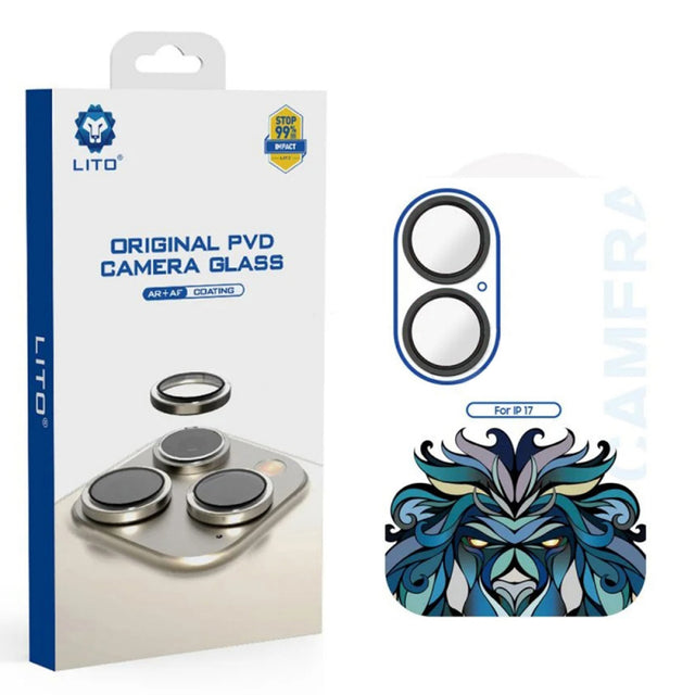 Folie de protectie Camera Spate Lito Titanium AR pentru Apple iPhone 17, Sticla Securizat