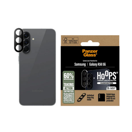 Folie de protectie Camera Spate PanzerGlass Hoops pentru Samsung Galaxy A56 A566, Sticla Securiz