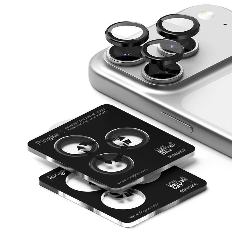 Folie de protectie Camera Spate Ringke pentru Apple iPhone 17 Pro Max / 17 Pro, Sticla Securizat