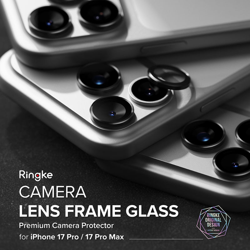 Folie de protectie Camera Spate Ringke pentru Apple iPhone 17 Pro Max / 17 Pro, Sticla Securizat