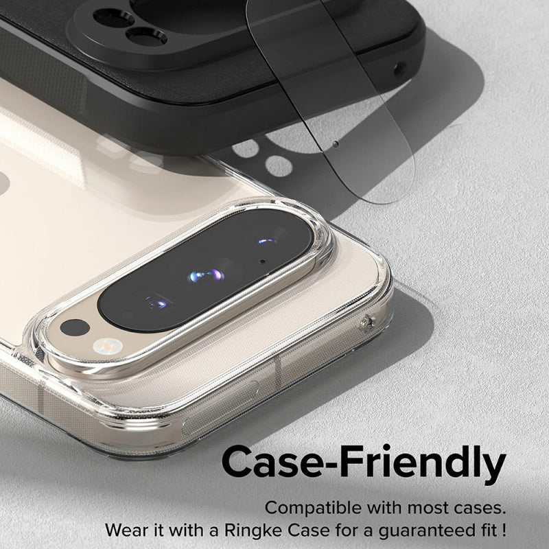 Folie de protectie Camera Spate Ringke pentru Google Pixel 9 Pro, Sticla Securizata, Set 3 bucati