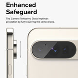 Folie de protectie Camera Spate Ringke pentru Google Pixel 9 Pro, Sticla Securizata, Set 3 bucati