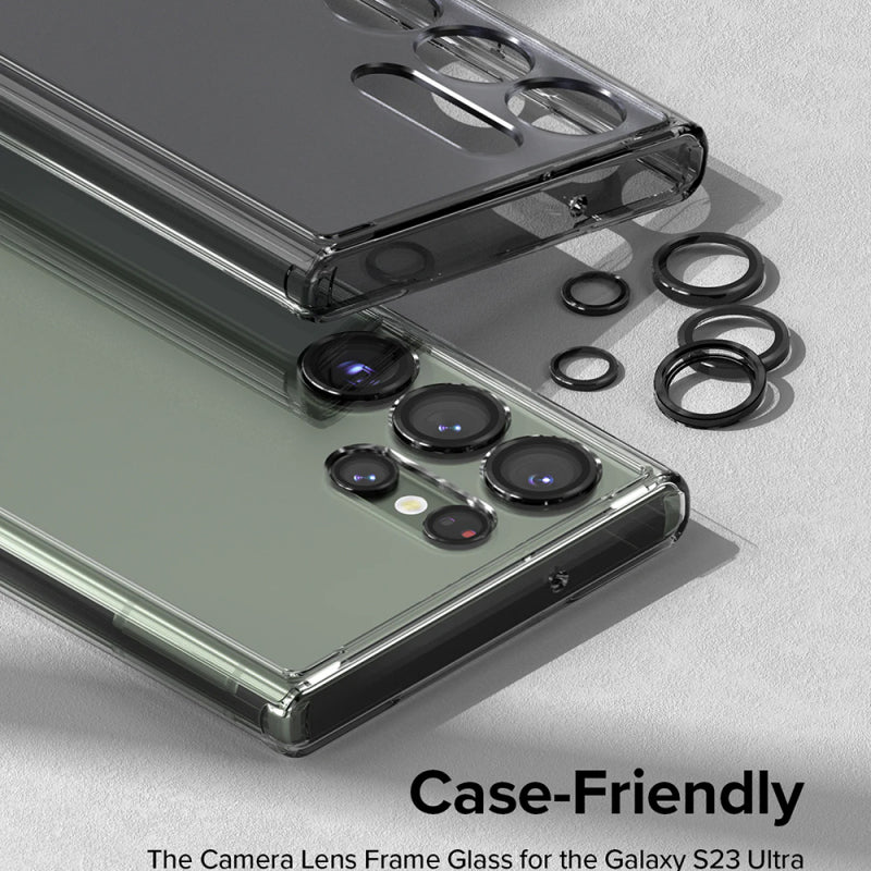 Folie de protectie Camera Spate Ringke pentru Samsung Galaxy S23 Ultra S918, Sticla Securizat