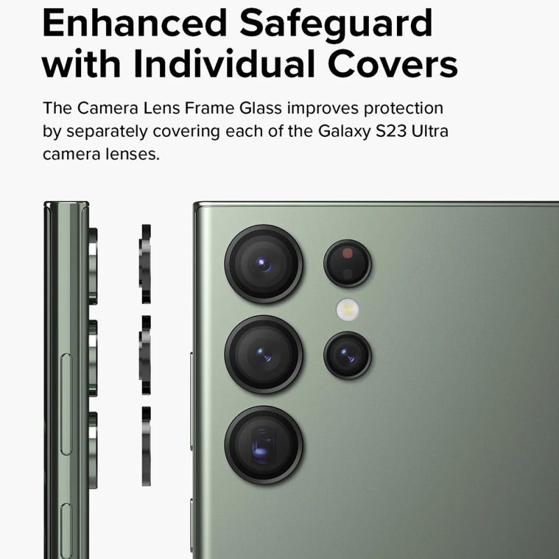 Folie de protectie Camera Spate Ringke pentru Samsung Galaxy S23 Ultra S918, Sticla Securizat