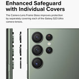 Folie de protectie Camera Spate Ringke pentru Samsung Galaxy S23 Ultra S918, Sticla Securizat
