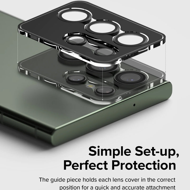 Folie de protectie Camera Spate Ringke pentru Samsung Galaxy S23 Ultra S918, Sticla Securizat
