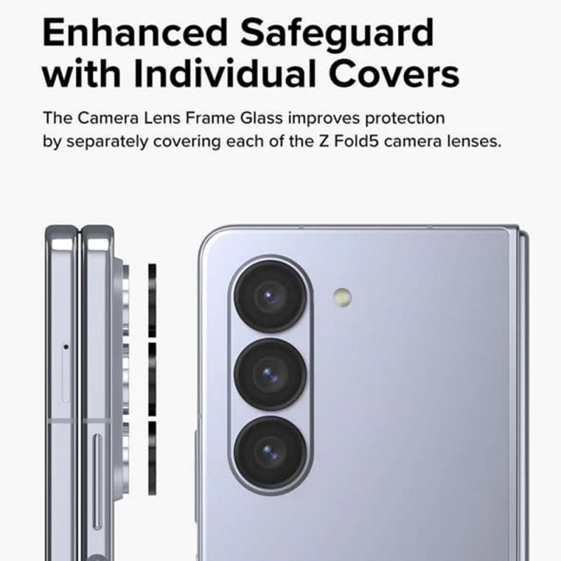 Folie de protectie Camera Spate Ringke pentru Samsung Galaxy Z Fold5 F946, Sticla securizat