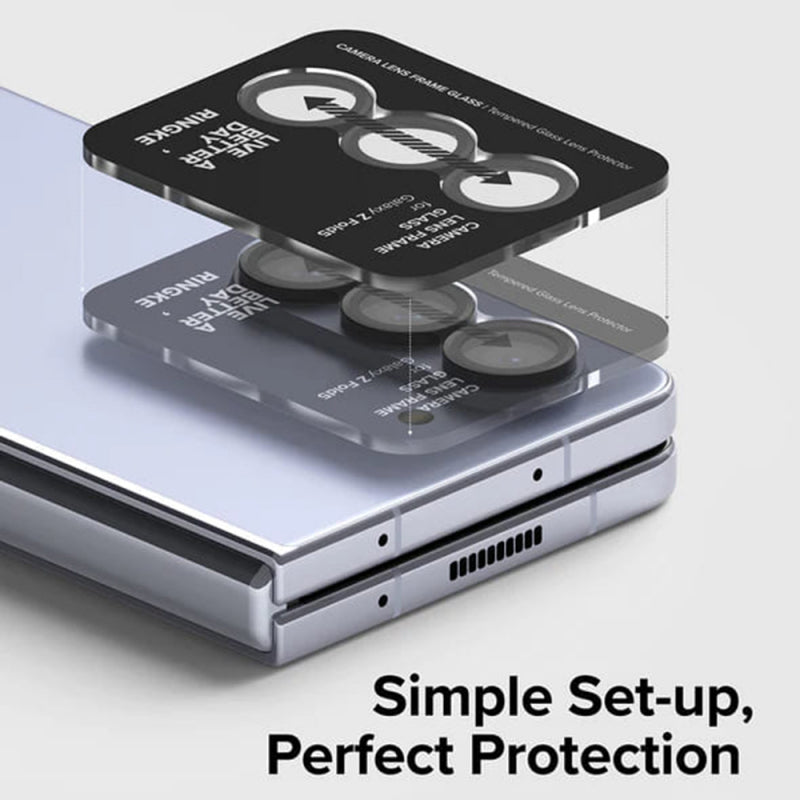 Folie de protectie Camera Spate Ringke pentru Samsung Galaxy Z Fold5 F946, Sticla securizat