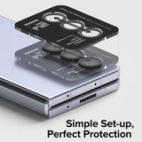 Folie de protectie Camera Spate Ringke pentru Samsung Galaxy Z Fold5 F946, Sticla securizat