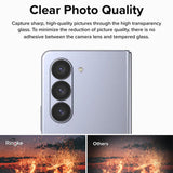 Folie de protectie Camera Spate Ringke pentru Samsung Galaxy Z Fold5 F946, Sticla securizat