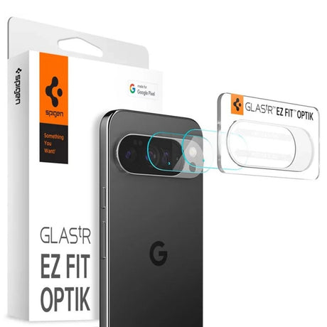 Folie de protectie Camera Spate Spigen GlastR Optik pentru Google Pixel 10 Pro XL, Sticla Securizata, Set 2 bucati
