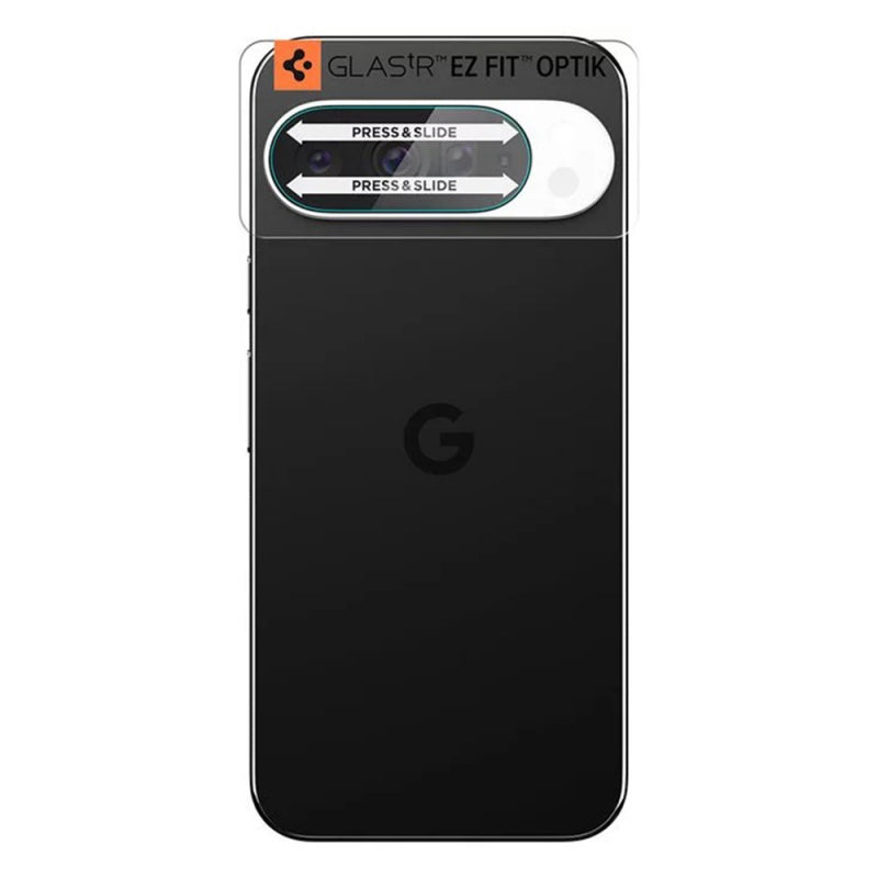 Folie de protectie Camera Spate Spigen GlastR Optik pentru Google Pixel 10 Pro XL, Sticla Securizata, Set 2 bucati