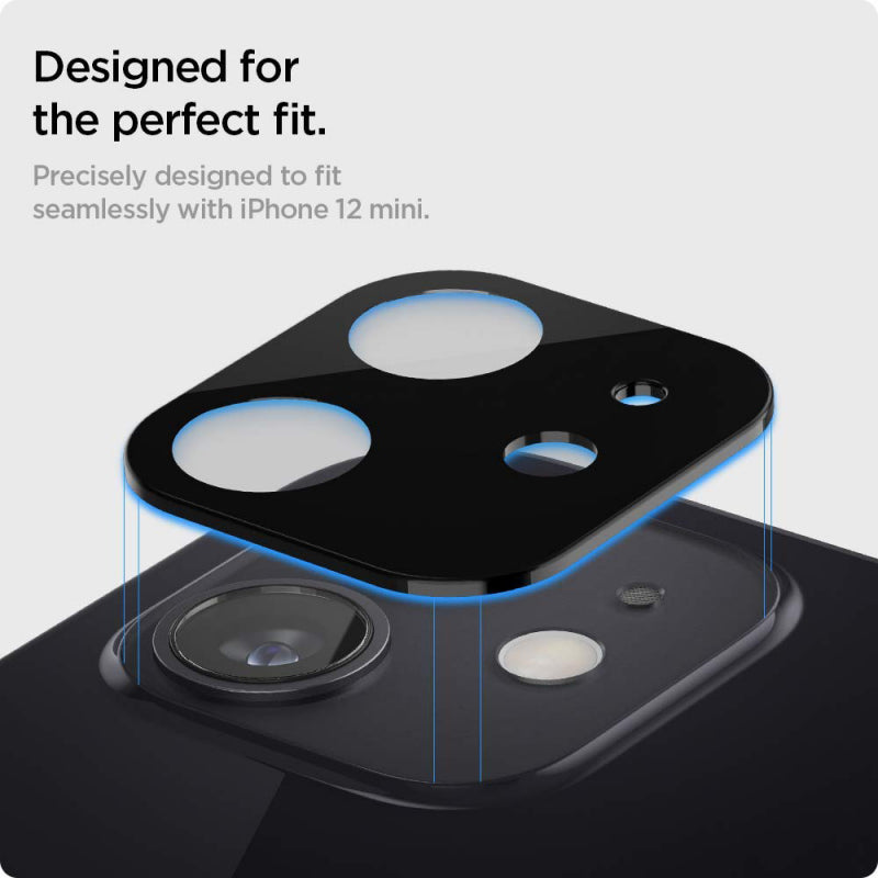 Folie de protectie Camera Spate Techsuit pentru Apple iPhone 12, Sticla securizat
