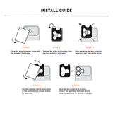 Folie de protectie Camera Spate Urban Armor Gear Shield pentru Apple iPhone 17 Pro Max / 17 Pro, Sticla Securizata