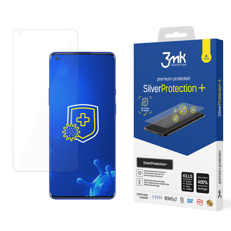 Folie de protectie Ecran 3MK Silver Protect+ pentru OnePlus 8 Pro, Plastic