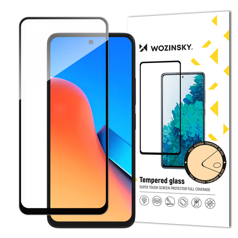 Folie de protectie Ecran WZK pentru Xiaomi Redmi 12, Sticla Securizata, Full Glu