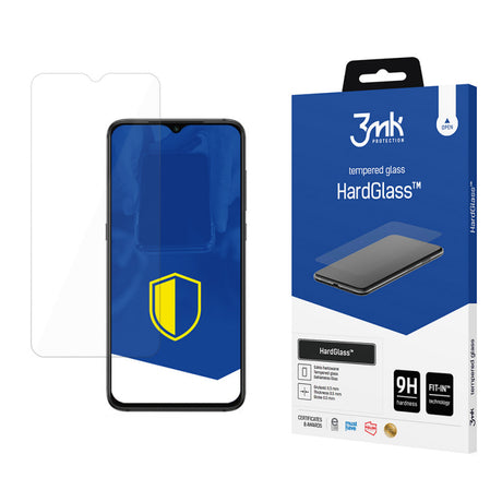 Folie de protectie Ecran 3MK HardGlass pentru Xiaomi Redmi 9, Sticla securizata, Full Glue