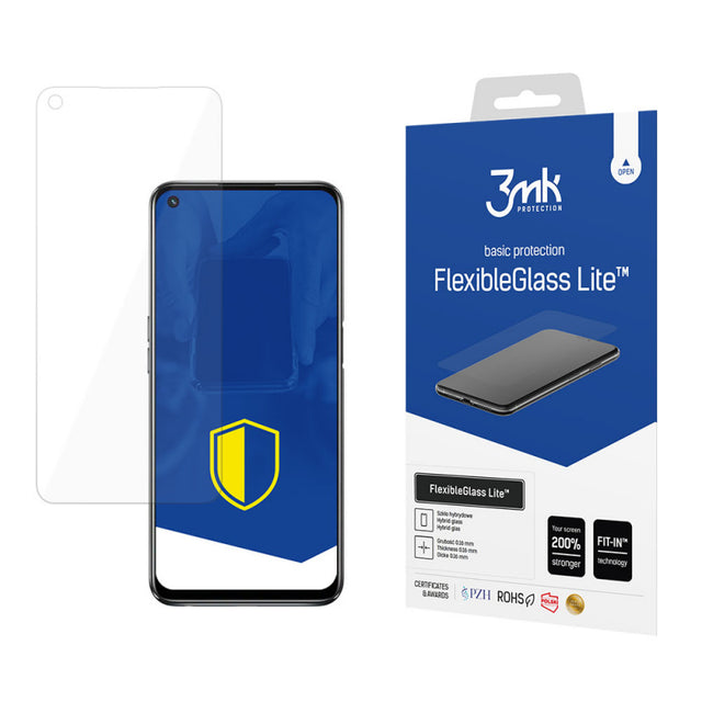 Folie de protectie Ecran 3MK pentru Oppo A74 5G / A54 5G, Sticla Flexibila, Full Glue