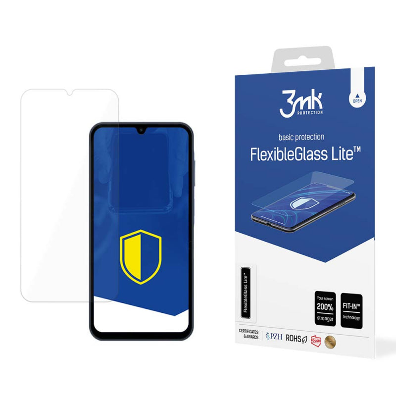 Folie de protectie Ecran 3MK FlexibleGlass Lite pentru Samsung Galaxy A15 5G A156 / A15 A155 / A25 A256, Sticla Flexibila, Full