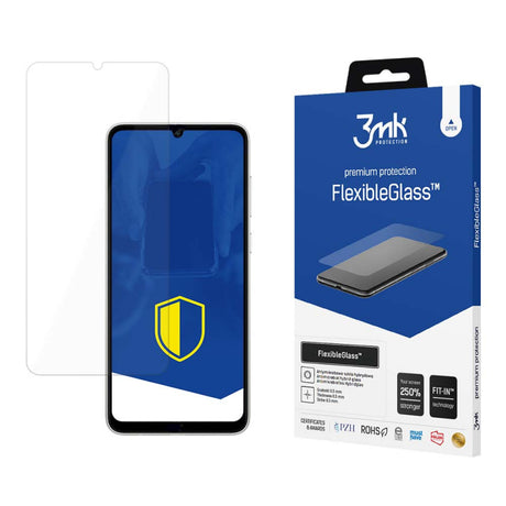 Folie de protectie Ecran 3MK FlexibleGlass pentru Samsung Galaxy A05 A055, Sticla Flexibila, Full Glue