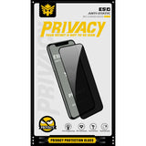 Folie de protectie Ecran Privacy ESD pentru Apple iPhone 12 / 12 Pro, Sticla Securizata, AB Ultra Glue