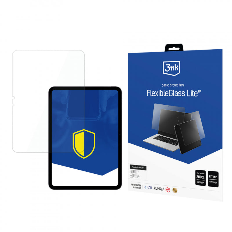 Folie de protectie Ecran 3MK FlexibleGlass Lite pentru Apple iPad Pro 11 (2024), Sticla Flexibila, Full Glue