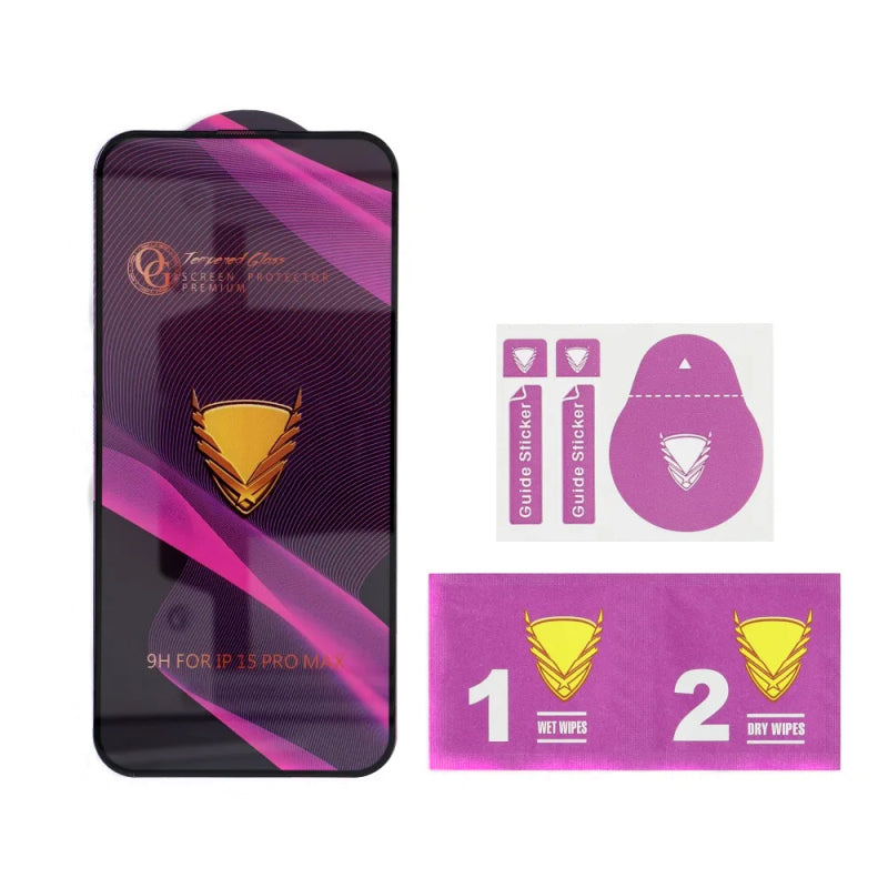 Folie de protectie Ecran OEM OG Premium pentru Apple iPhone 17 Pro Max, Sticla Securizata, Full Glu