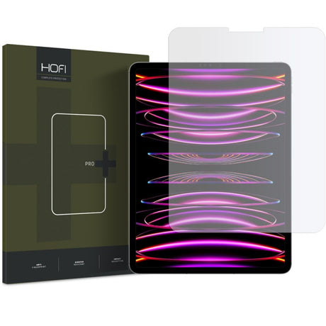 Folie de protectie Ecran HOFI PRO+ pentru Apple iPad Pro 12.9 (2022) / Pro 12.9 (2021) / Pro 12.9 (2020), Sticla Securizata, Ful