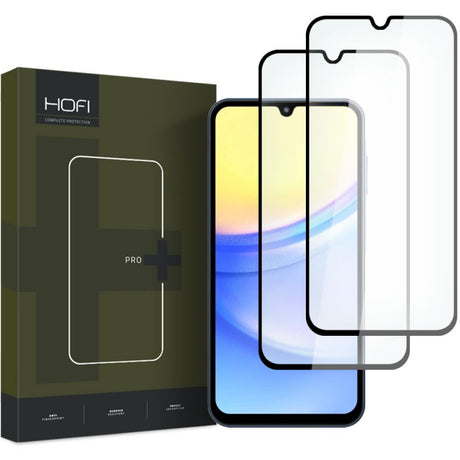 Folie de protectie Ecran HOFI Glass PRO+ pentru Samsung Galaxy A15 5G A156 / A15 A155, Sticla Securizata, Full Glue, Set 2 bucat