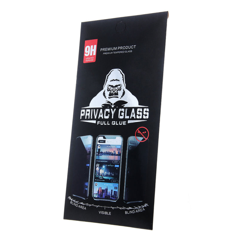 Folie de protectie Ecran Privacy OEM pentru Samsung Galaxy S24+ S926, Sticla Securizata, Full Glue