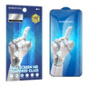 Folie de protectie Ecran Borofone BF6 Diamond Armor pentru Apple iPhone 14 Pro, Sticla Securizata, Full Glue, Set 10 bucati