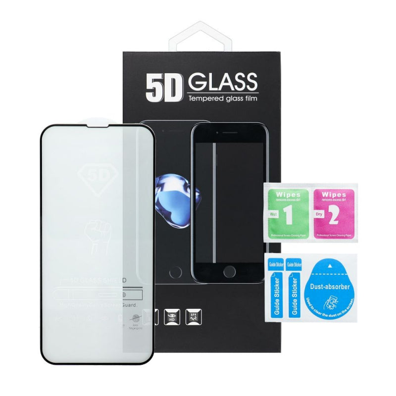 Folie de protectie Ecran Matte OEM pentru Apple iPhone 17, Sticla Securizata, Full Glue, 5D