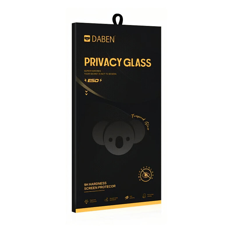 Folie de protectie Ecran Privacy Bear pentru Xiaomi Redmi 15C 4G, Sticla Securizata, Full Glue