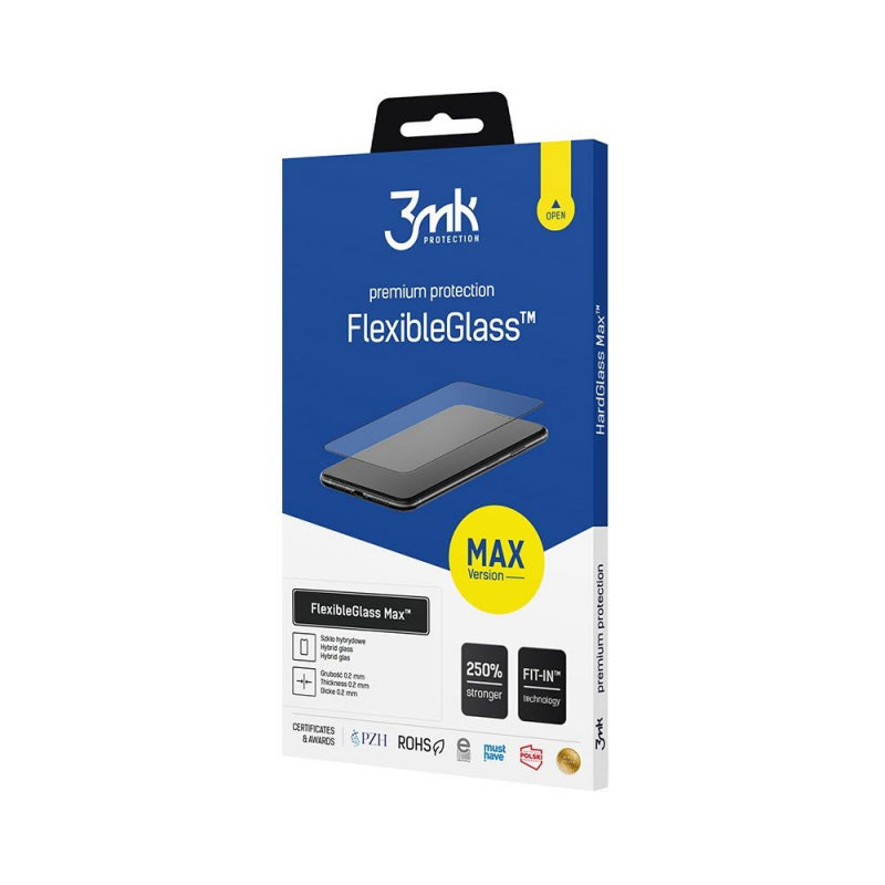 Folie de protectie Ecran 3MK FlexibleGlass Max pentru Samsung Galaxy A35 5G A356, Sticla Flexibila, Full Glu