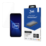 Folie de protectie Ecran 3MK FlexibleGlass pentru Apple iPhone 16e, Sticla Flexibila, Full Glu